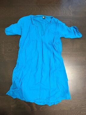 Lauren Ralph Lauren Bright Blue Women's Swim Coverup